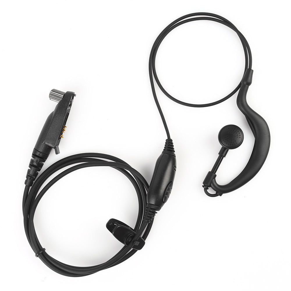 Radio Earpiece Mic PTT Headset for Radioddity GD-55 & GD-55 Plus - Lightweight Communication Headset with Noise Reduction (Ideal for Security, Construction & Outdoor Activities)