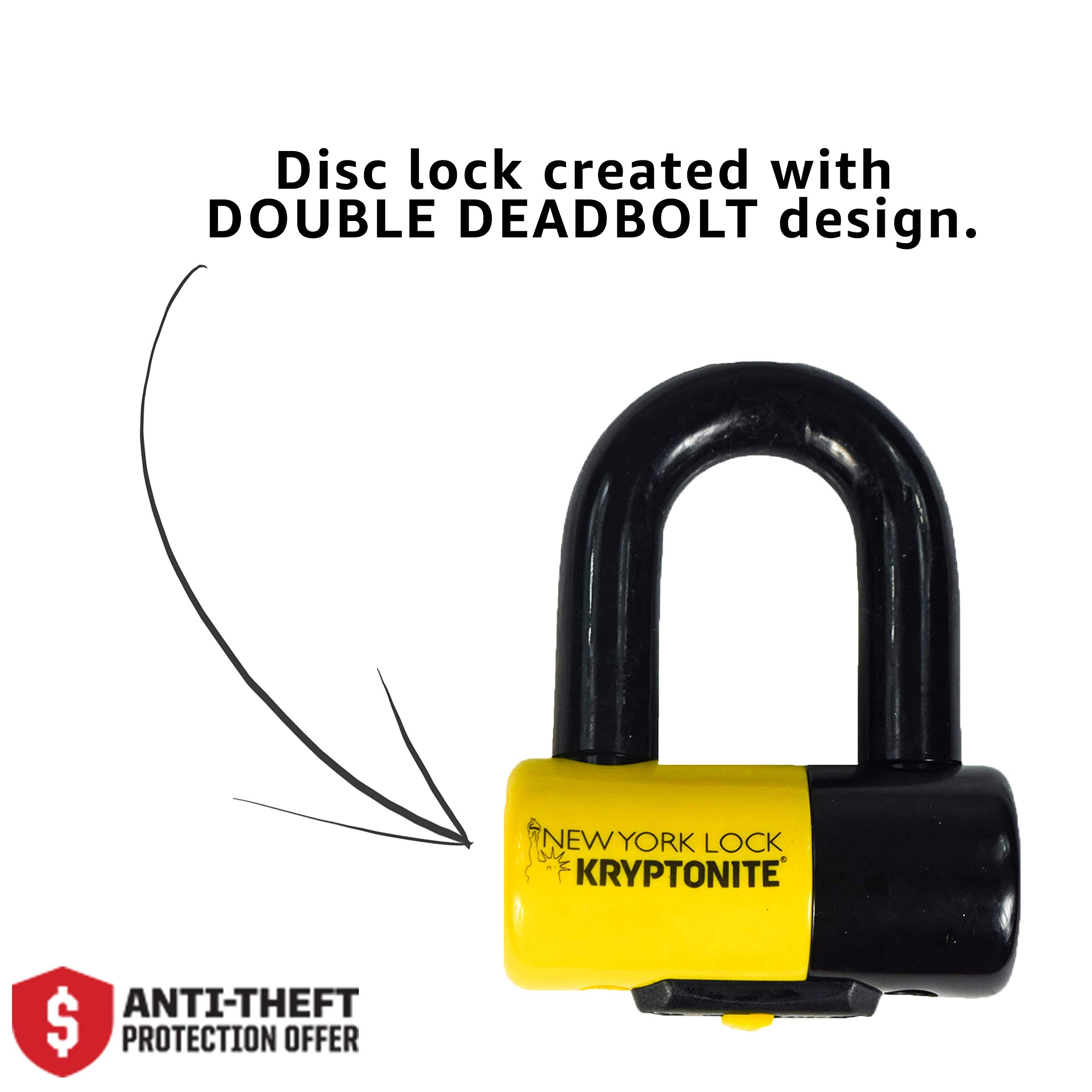 Kryptonite New York Legend 1515 Heavy Duty Bike Chain Lock - 5 Feet 14.5mm Steel Anti-Theft Bicycle Lock with Keys - 10/10 Security for E-Bike, Motorcycle & E-Scooter - Perfect for Urban Commuting & Outdoor Adventures