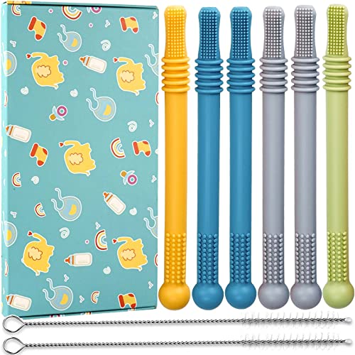Baby Teething Toys for 3-36 Months - Sensory Chew Sticks for Autistic Kids | Teething Relief & Oral Motor Development | Perfect Baby Shower Gift