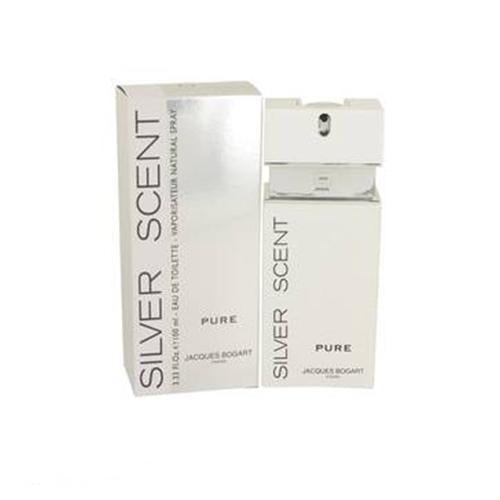 Jacques Bogart Silver Scent Pure 100ml Eau de Toilette for Men - Fresh Citrus & Woody Fragrance for Day & Night Wear, Office & Special Occasions