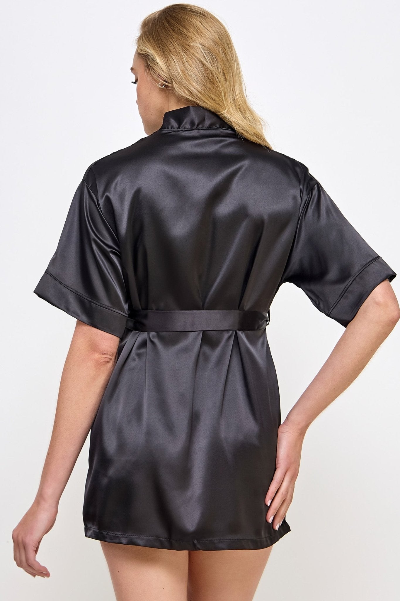 BeWicked Women's Vintage 1947 Getting Ready Robe - Soft Loungewear for Bridal Shower, Spa Day & Relaxation at Home
