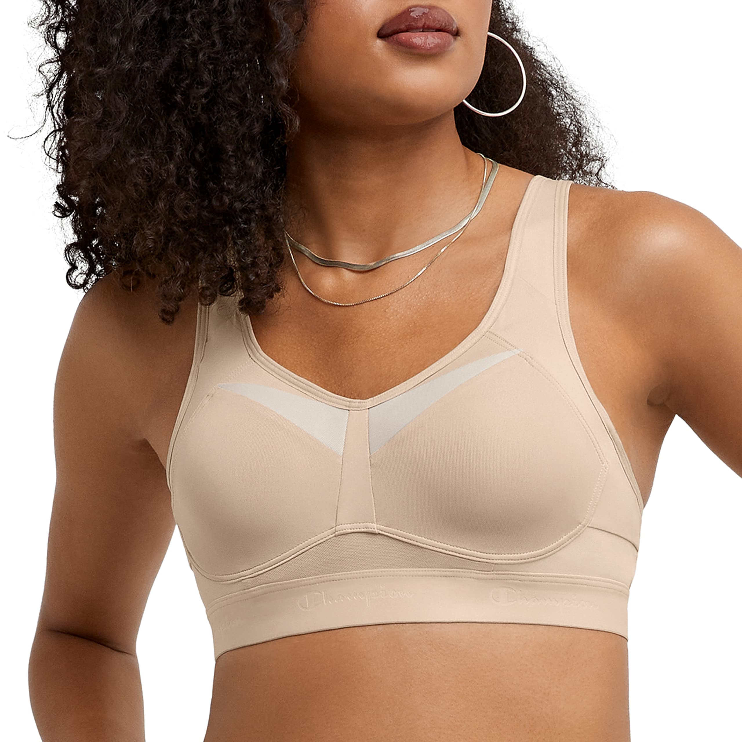 Champion Women's Motion Control Underwire Sports Bra - High Support Workout Bra for Running, Gym & Activewear