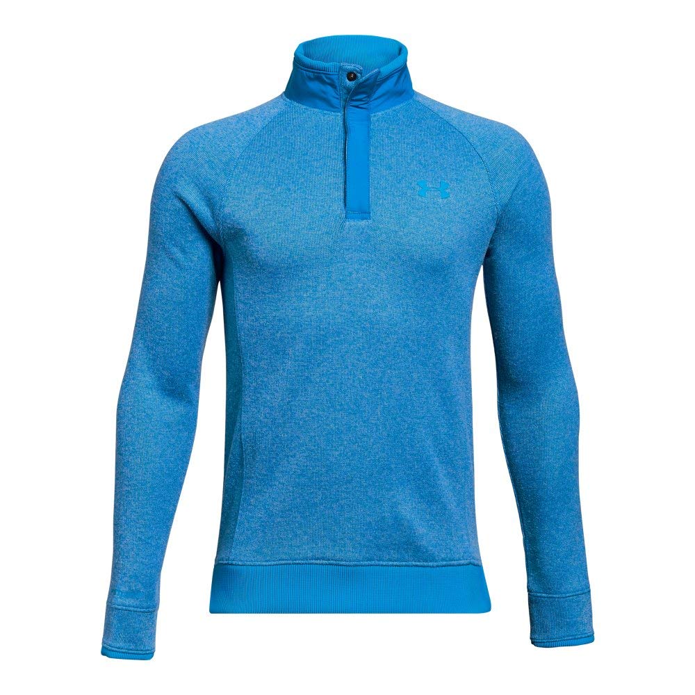 Under Armour Boys' Storm Sweater Fleece ½ Snap Pullover - Warm Winter Hoodie for Kids' Outdoor Activities, Sports & School