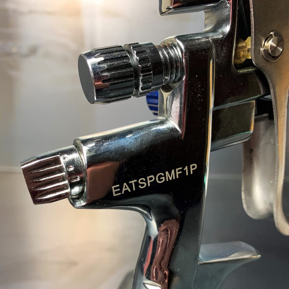 EMAX 1.3mm Spray Gun Nozzle Tip - Metal Finish with Round & Sector Spray Patterns - Perfect for Automotive Painting, Furniture Refinishing & DIY Projects - EATSPGMF1P