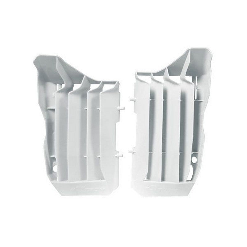 Honda CRF250R CRF250RX Radiator Louvre Grille Cover 2018-2020 - White | Dirt Bike Motorcycle Radiator Protection for Off-Road Racing & Trail Riding
