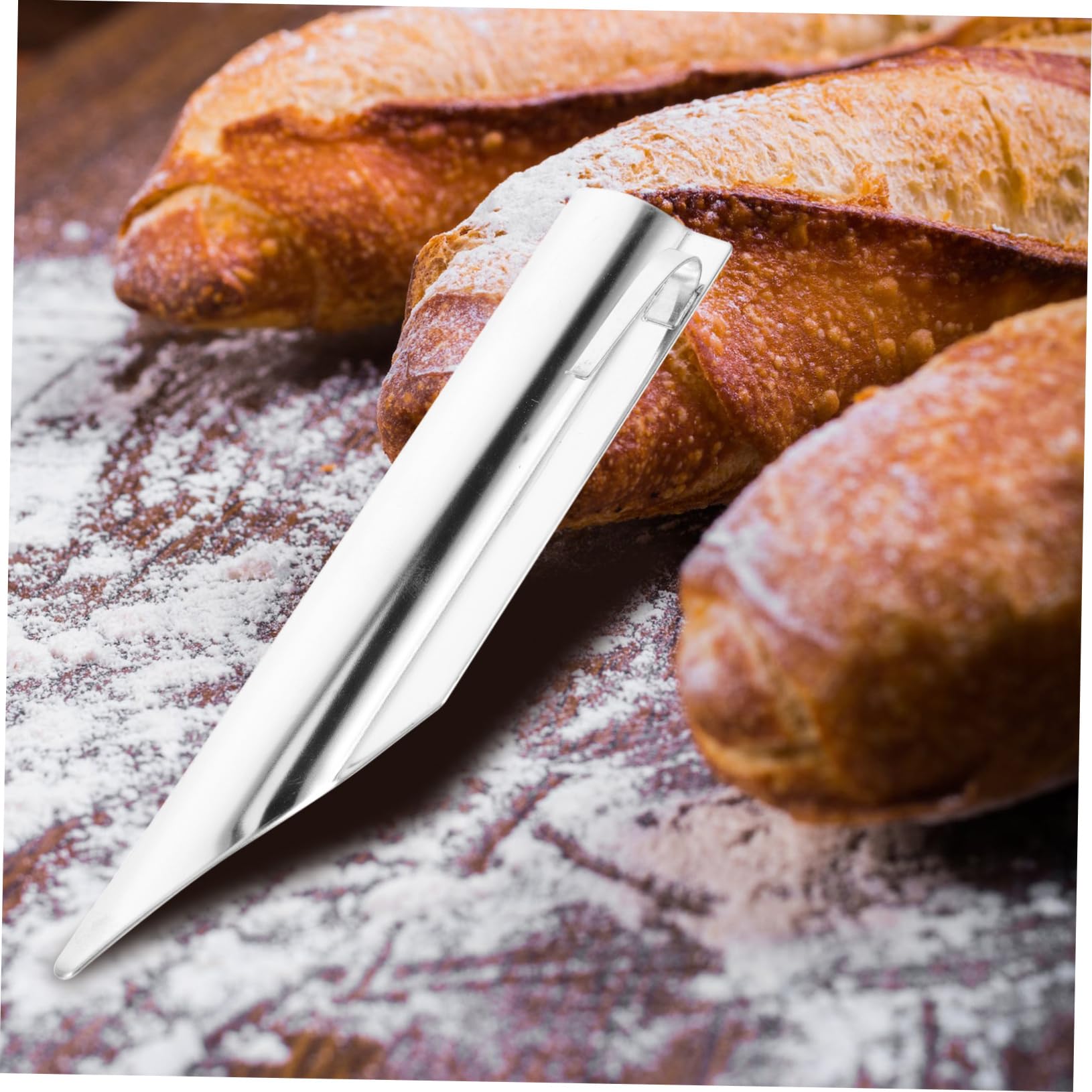 Portable Stainless Steel Kitchen Crumb Sweeper - Efficient Tabletop Cleaner for Crumbs, Food Particles & Messes - Perfect for Dining Tables, Countertops & Office Desks