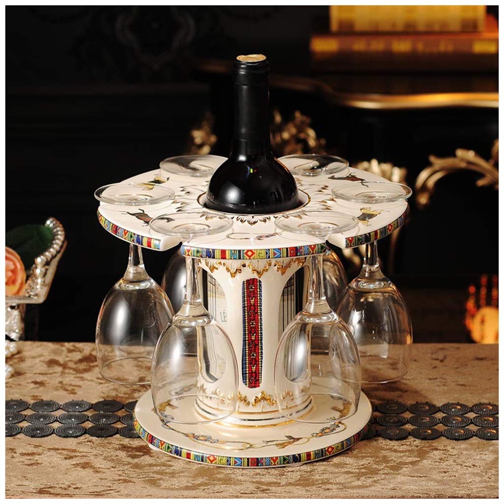 European Style Wine Rack - Creative Wooden Wine Cabinet for Living Room, KTV & Home Decor - Perfect for Wine Storage & Display in Dining Room, Bar or Entertainment Area