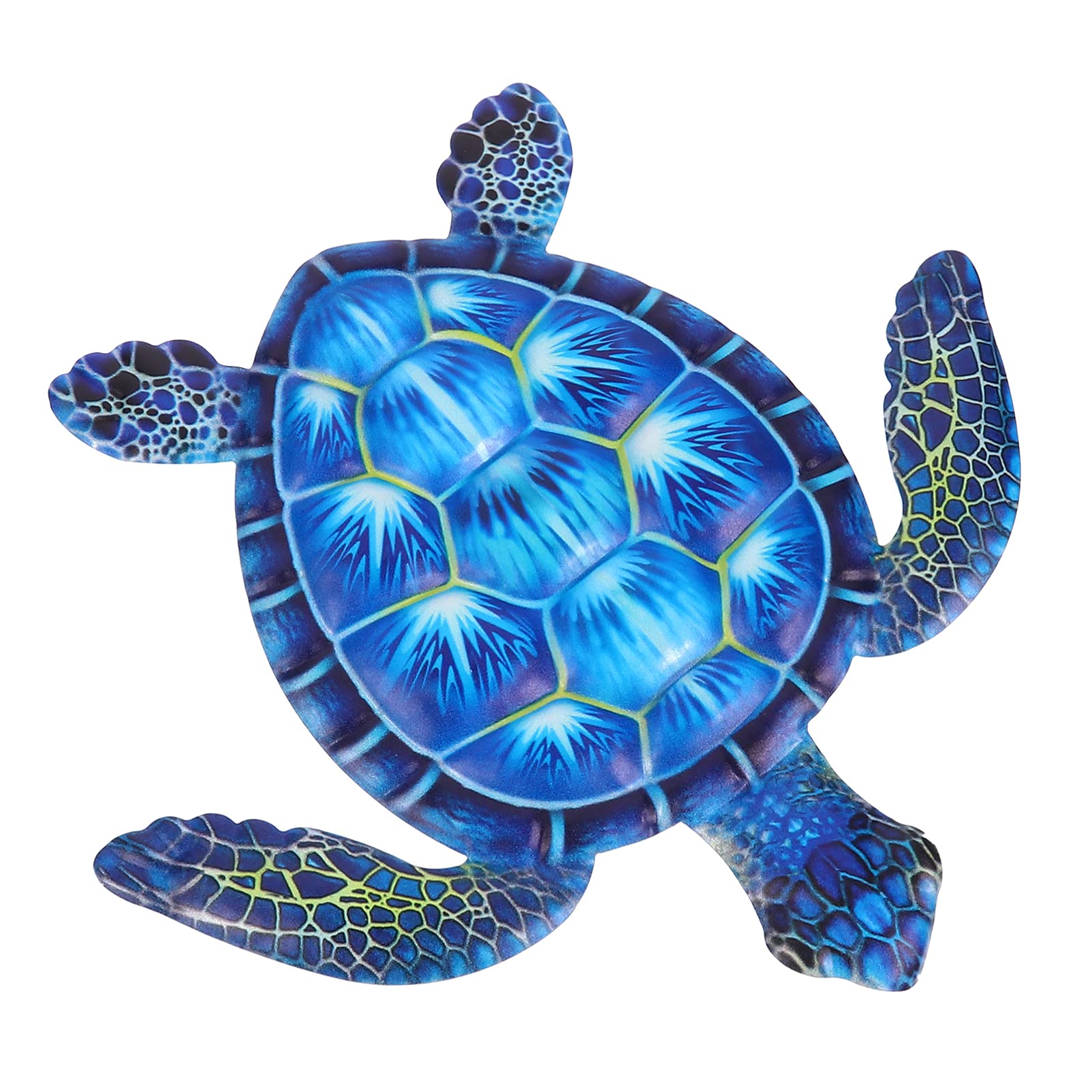 Colorful Iron Sea Turtle Wall Art for Indoor & Outdoor Decor
