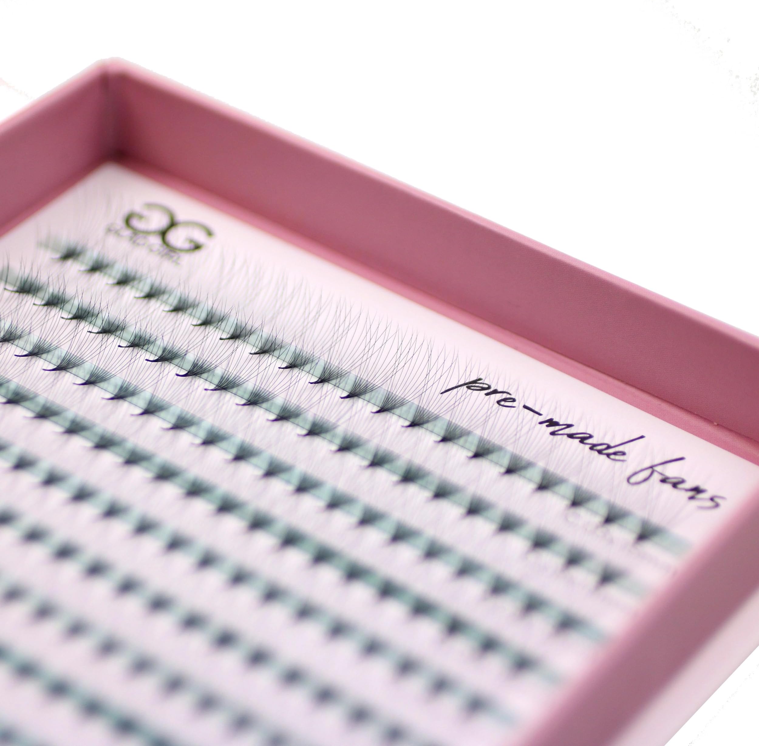 Glad Lash Signature Volume Fans 10D C Curl 9mm & 15mm - Premium False Eyelashes for Dramatic Eye Makeup - Perfect for Parties, Weddings & Special Occasions