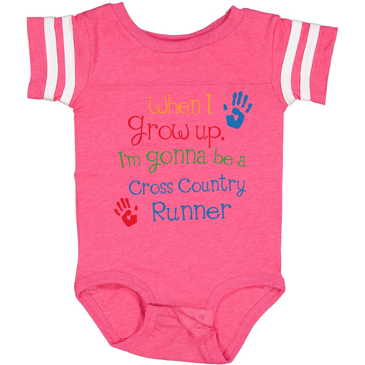 Inktastic Cross Country Runner Future Baby Bodysuit - Soft Cotton Infant Onesie for Active Toddlers - Perfect for Running Enthusiasts & Sports-Themed Baby Showers