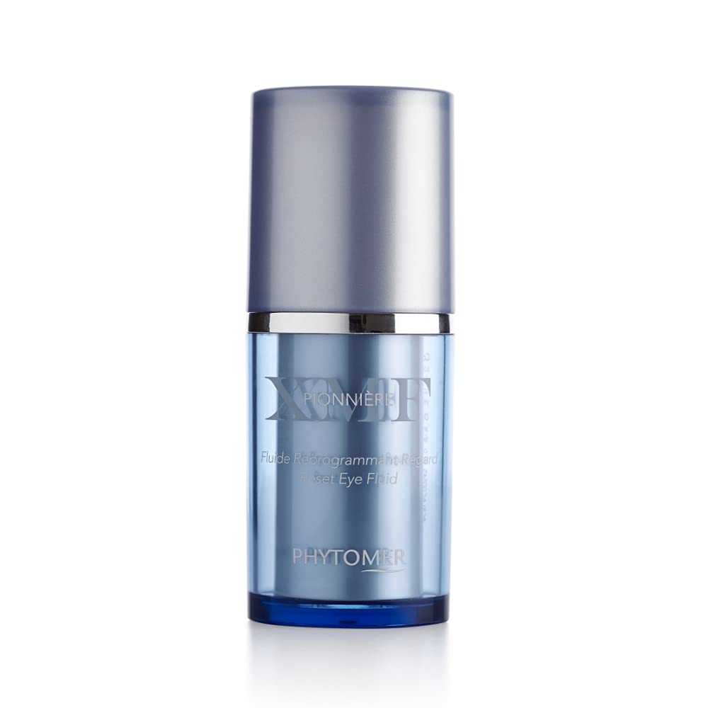 Phytomer Pionnière XMF Reset Anti-Aging Eye Cream - Hydrating Under Eye Treatment for Fine Lines & Wrinkles | Natural Skincare Solution | 15ml | Perfect for Night Routine & Travel Skincare