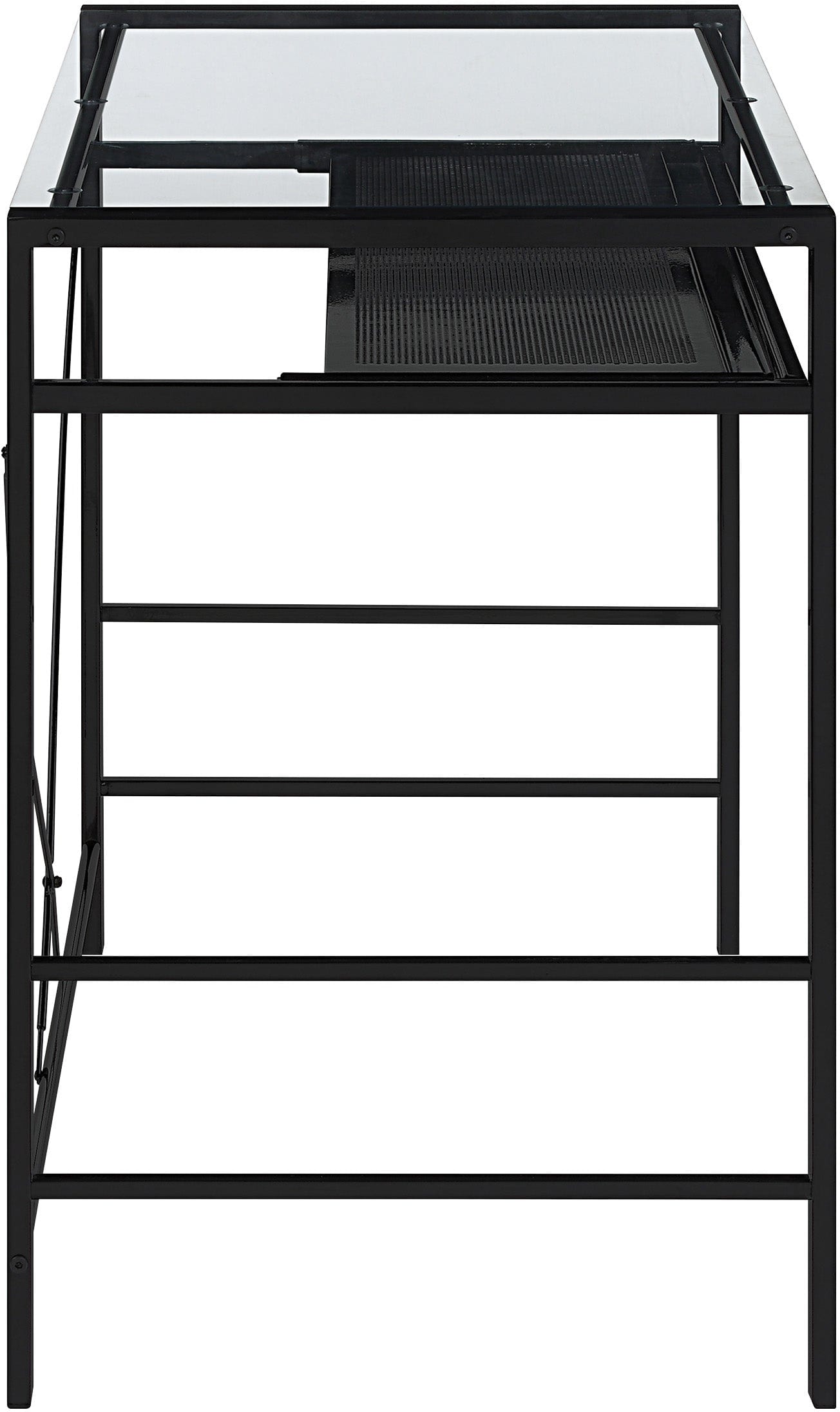 Office Star Zephyr Computer Desk [ZHR3620] - Modern Home Office Desk with Sturdy Metal Frame for Work & Study - Perfect for Small Spaces & Remote Work