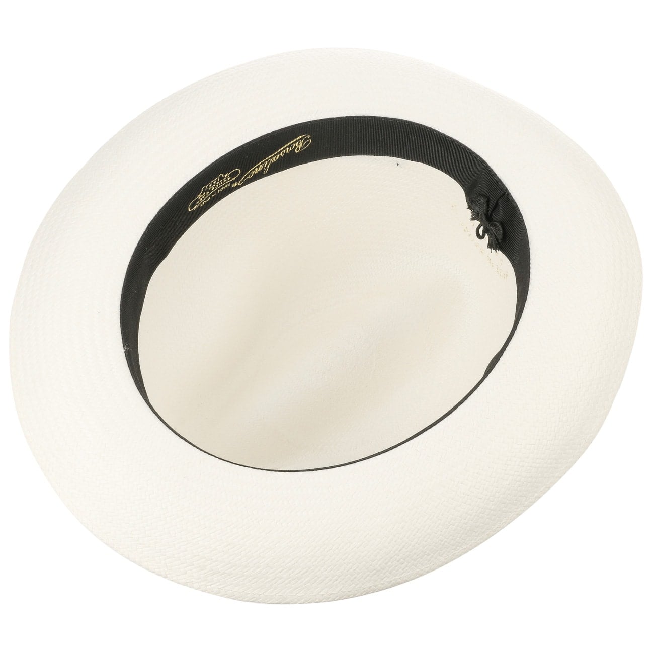 Borsalino Small Panama Hat with Grosgrain Trim - Perfect for Summer Beach Outings, Garden Parties & Outdoor Weddings