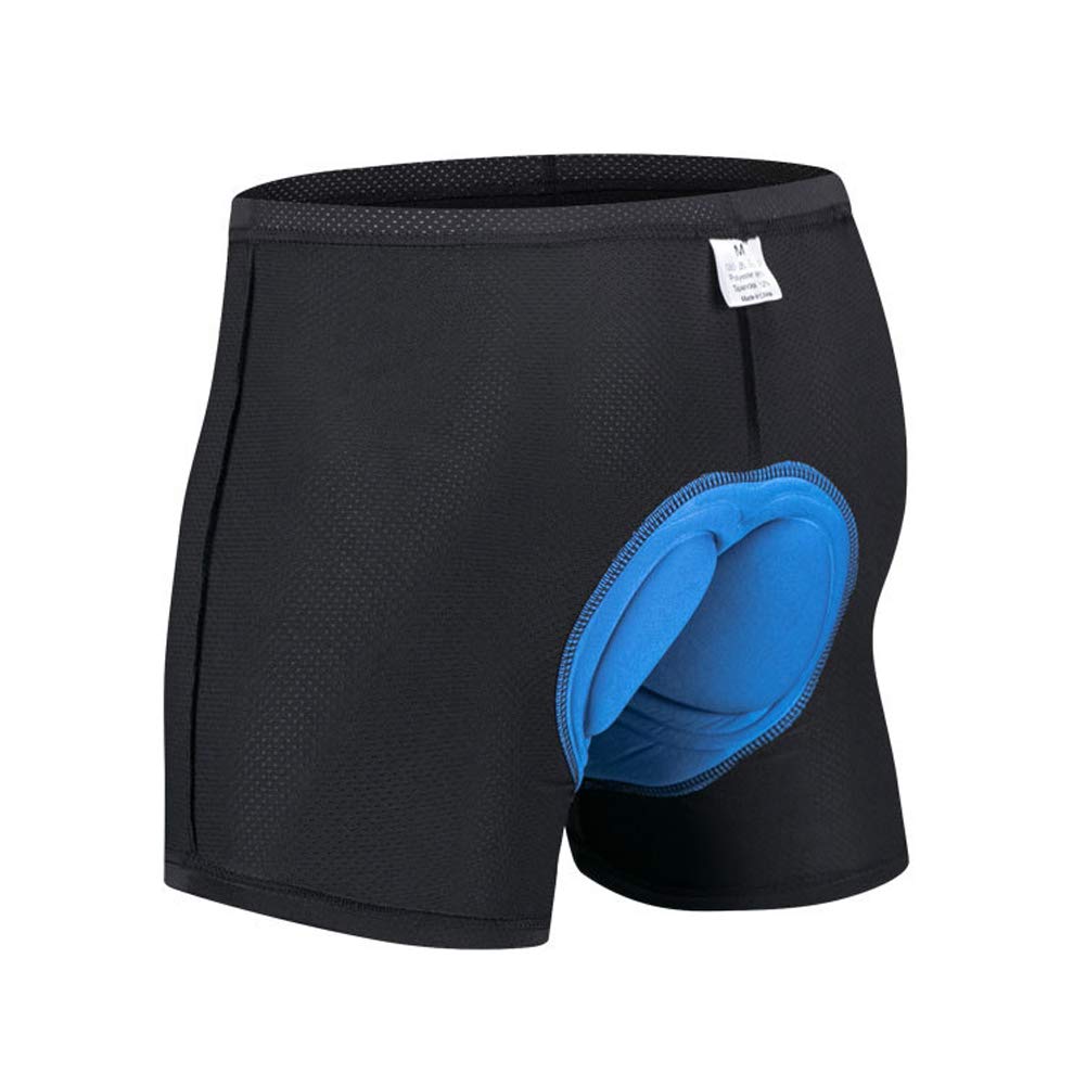 Men's Padded Cycling Shorts - Breathable Compression Bike Shorts with Thick Silicone Sponge Padding for Road & Mountain Biking | Comfortable Bicycle Riding Pants for Training & Long Distance Cycling