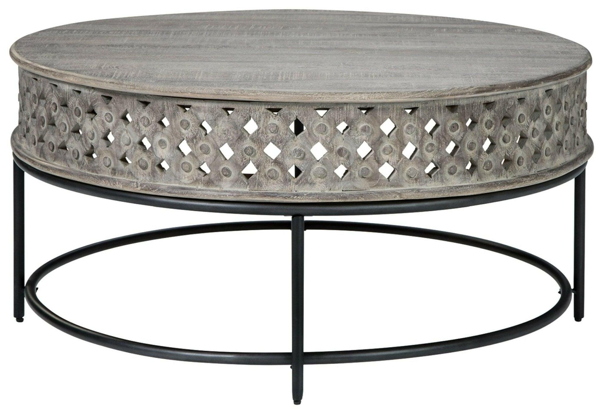 Stylish Rastella Cocktail Table T968 - 8 Inch Modern End Table for Living Room, Bedroom & Office - Perfect for Small Spaces, Coffee Table Decor & Home Furnishing