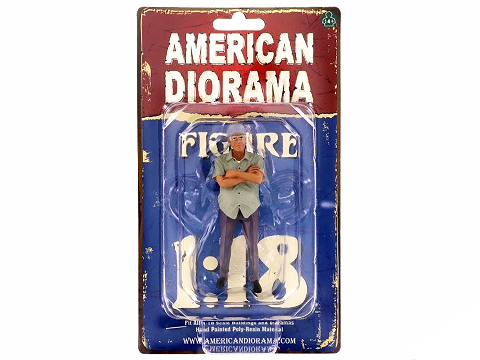 American Diorama 1/18 Scale Weekend Car Show Figurine II - Realistic Collectible Model Car Display for Diecast Enthusiasts - Perfect for Showcase, Diorama, and Collectors' Displays