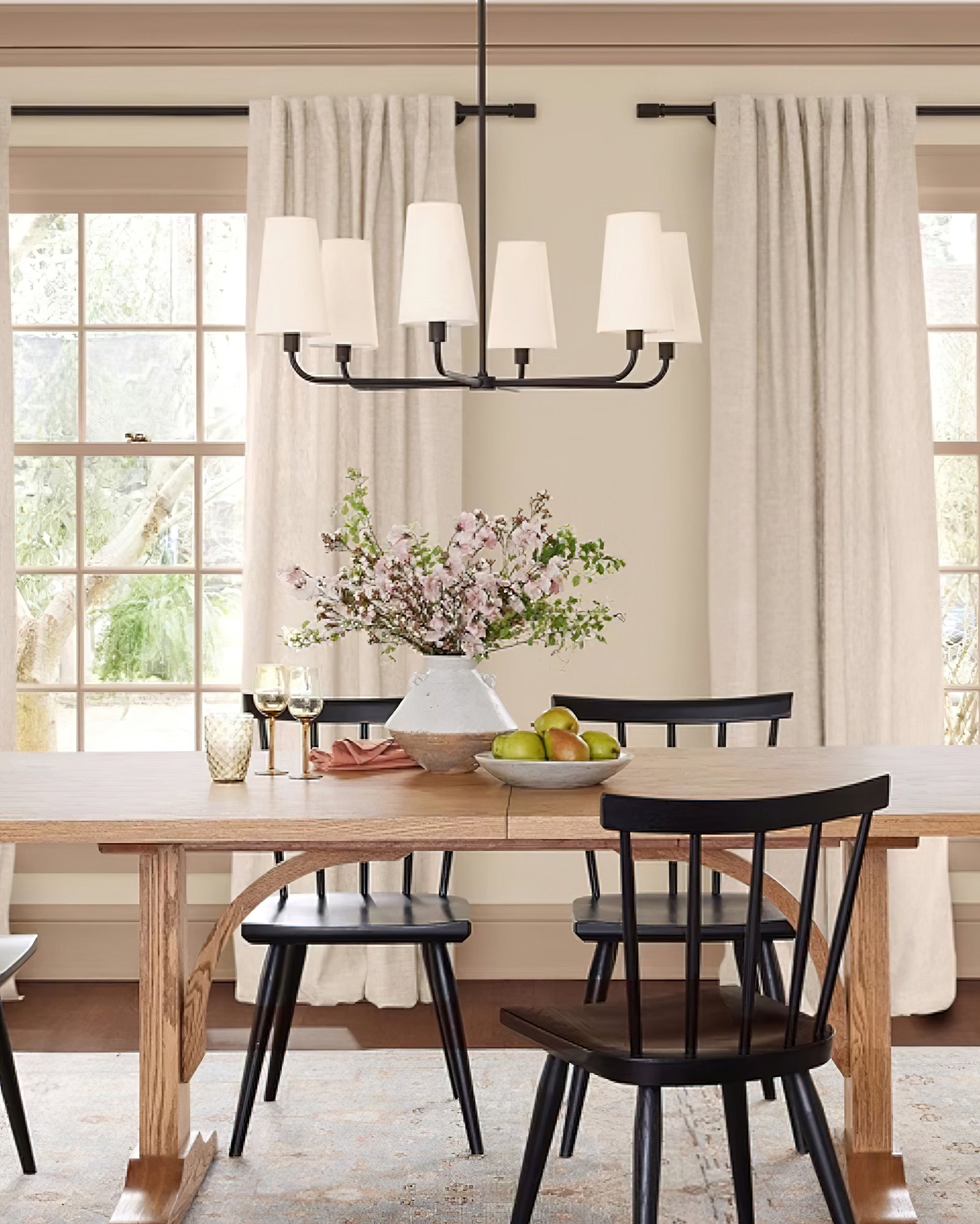 Ansel Chandelier - Modern Crystal Ceiling Light Fixture for Dining Room & Living Room | Elegant Lighting Decor for Home & Office