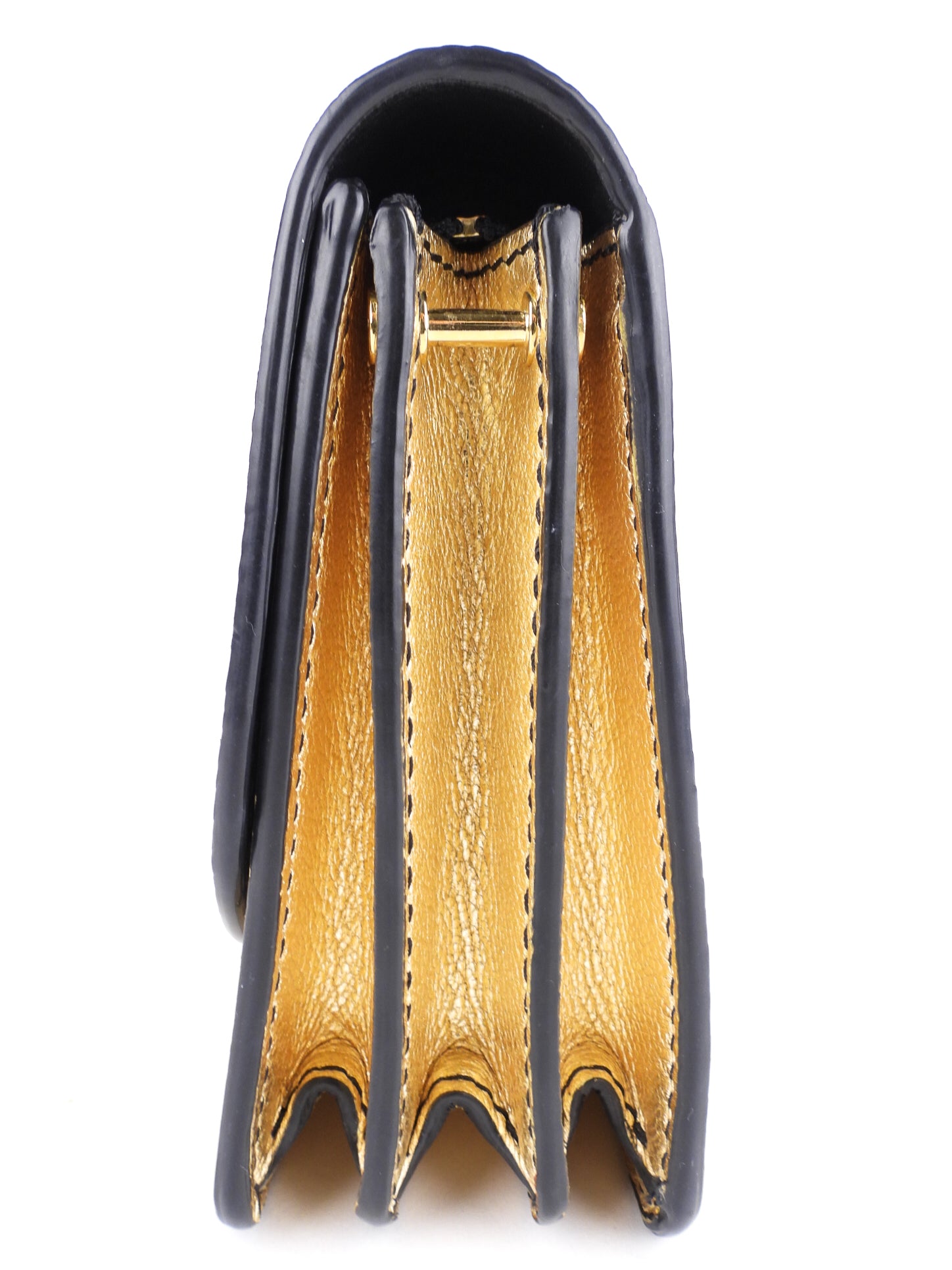 Burberry Gold Metallic Leather Buckle Mini Two-Way Crossbody Bag for Women | Luxury Designer Handbag for Everyday Use & Special Occasions