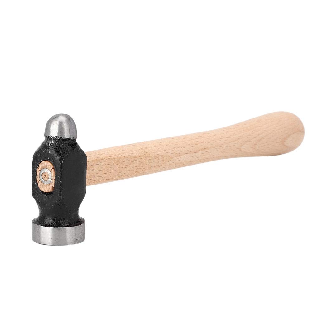 26cm Jewelry Making Hammer with Comfortable Wood Handle - Round Double Head Craft Hammer for Jewelers, Metalworkers & DIY Enthusiasts | Perfect for Jewelry Repair, Metal Forming & Small Craft Projects