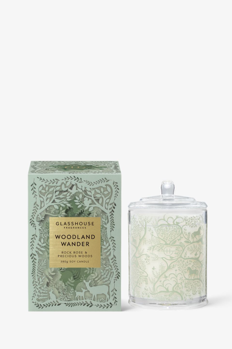 380g Triple Scented Woodland Wander Limited Edition Soy Candle - Perfect for Home Decor, Relaxation & Aromatherapy