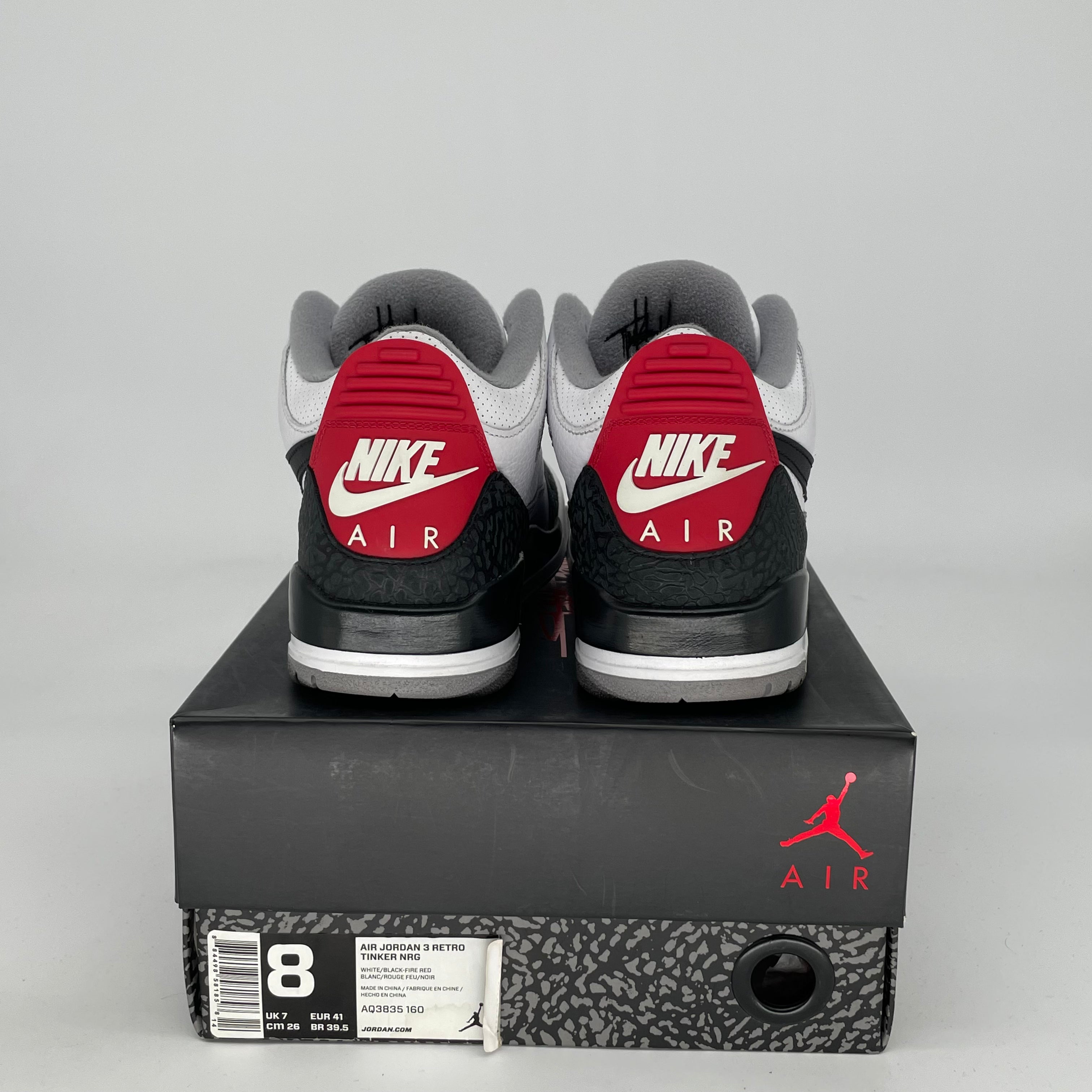 AIR JORDAN 3 TINKER HATFIELD Sneakers - Men's/Women's Size 8/9.5W (AQ3835-160) - Retro Basketball Shoes for Running, Gym & Streetwear Fashion