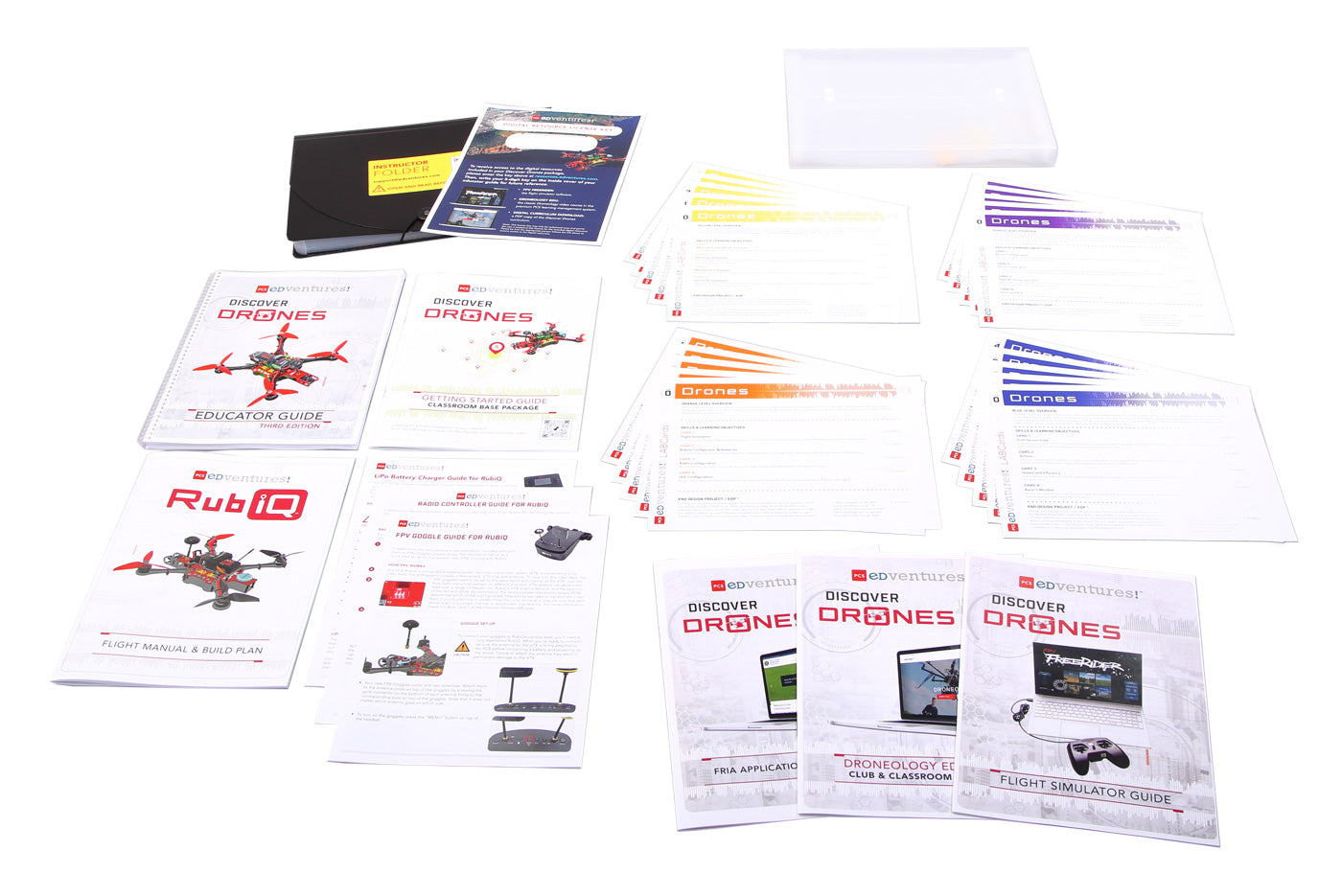 Discover Drones Club Pack - Premium Drone Accessories Kit for Beginners & Enthusiasts | Perfect for Aerial Photography, Racing & Outdoor Adventures