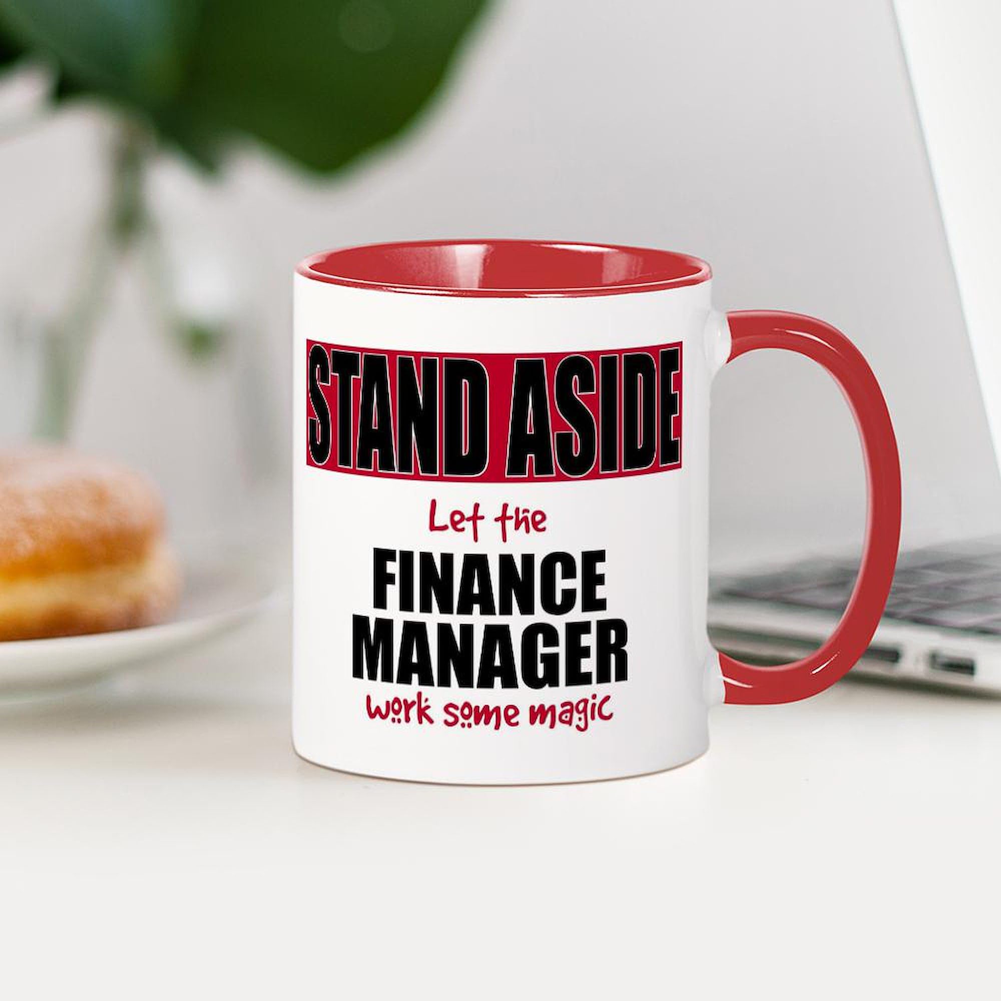 Finance Manager Coffee Mug - 11 oz (325 ml) Ceramic Coffee Cup for Office, Gift & Daily Use | Funny Accountant Gift Idea | CafePress