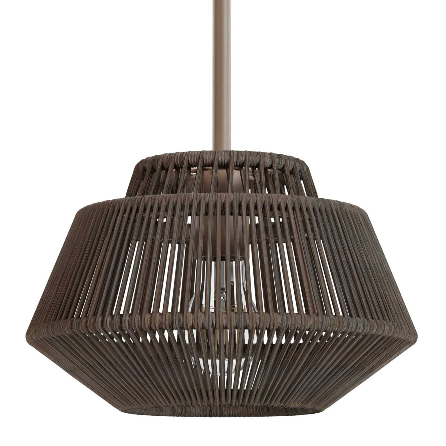 Brookhollow 1-Light Mini Pendant Light Fixture - Modern Small Ceiling Light for Kitchen Island, Dining Room, or Bedroom