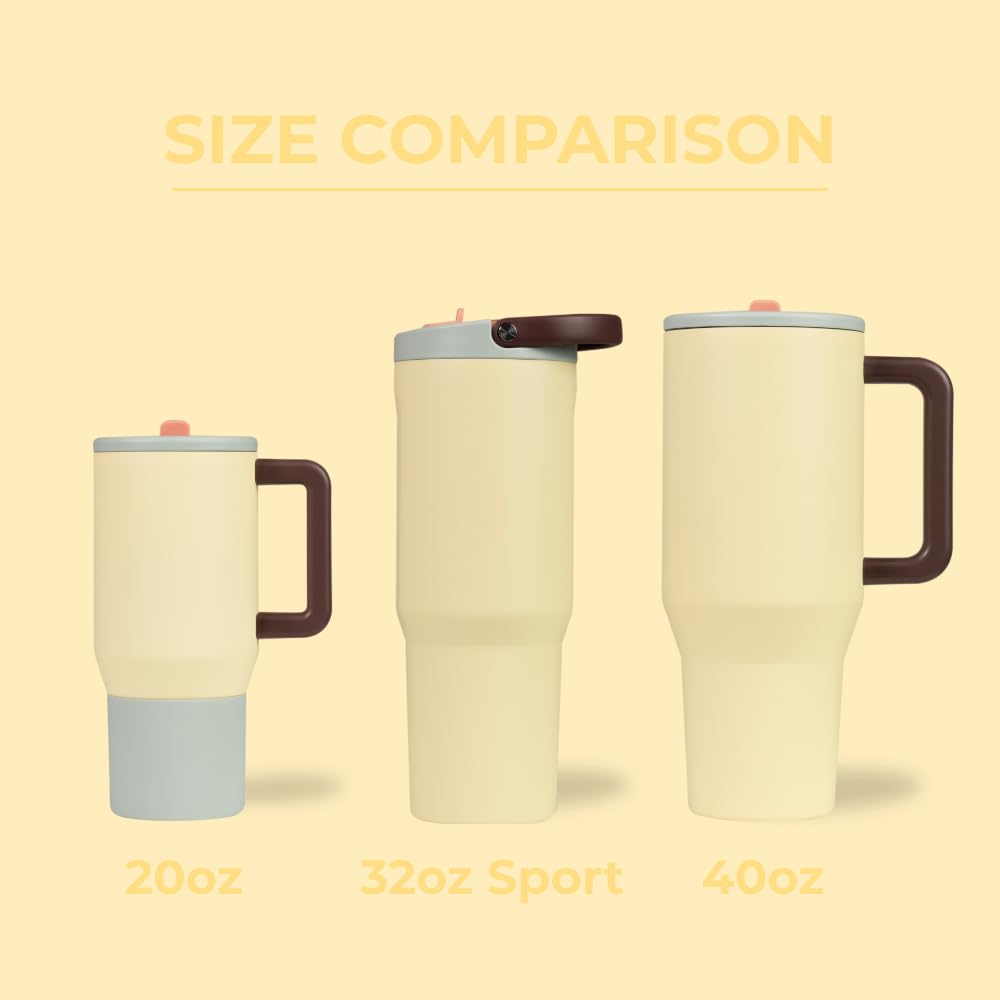 HydroJug Sport - 32oz Stainless Steel Water Bottle with Straw, Vacuum Insulated & Leakproof, Ergonomic Design for Gym & Outdoor Use, Reusable & Dishwasher Safe, Durable Tumbler with Rubber Base - Perfect for Workouts, Hiking, Travel & Daily Hydration