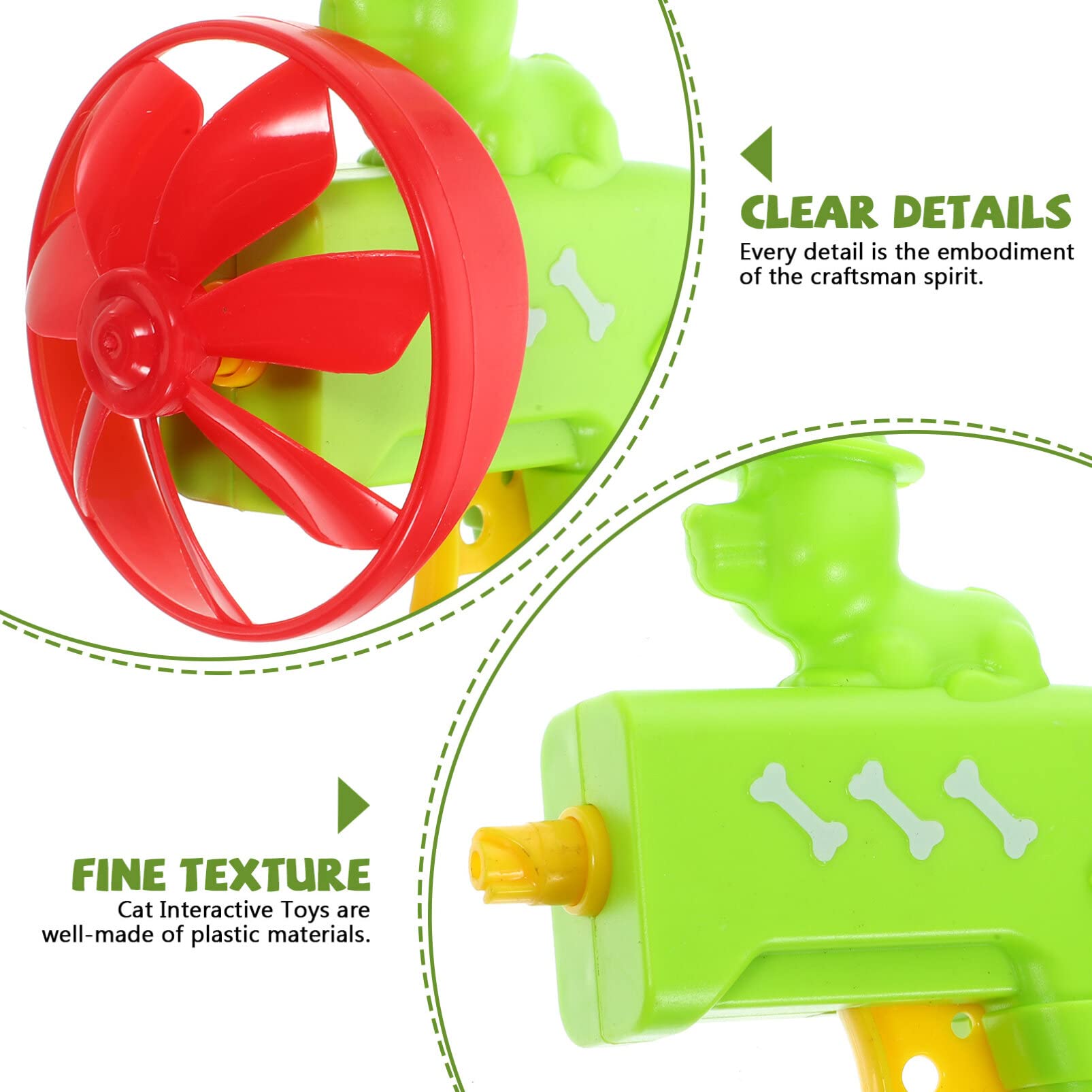 ULTECHNOVO Cat Fetch Toy Set - Flying Disc Shooter & Interactive Tracks for Kittens - Fun Indoor/Outdoor Play for Active Cats - Perfect for Training, Exercise & Bonding Time