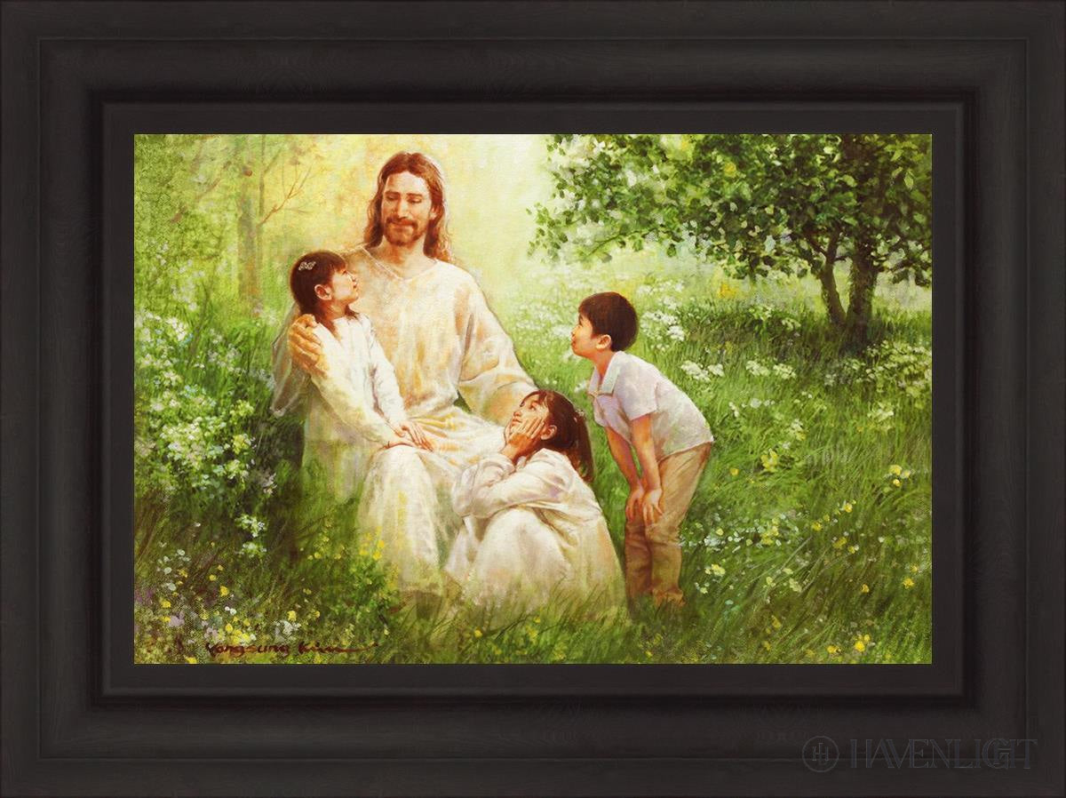Come Unto Me By Yongsung Kim - Inspirational Christian Wall Art for Home & Church Decor - Perfect for Living Room, Bedroom, Office Prayer Space