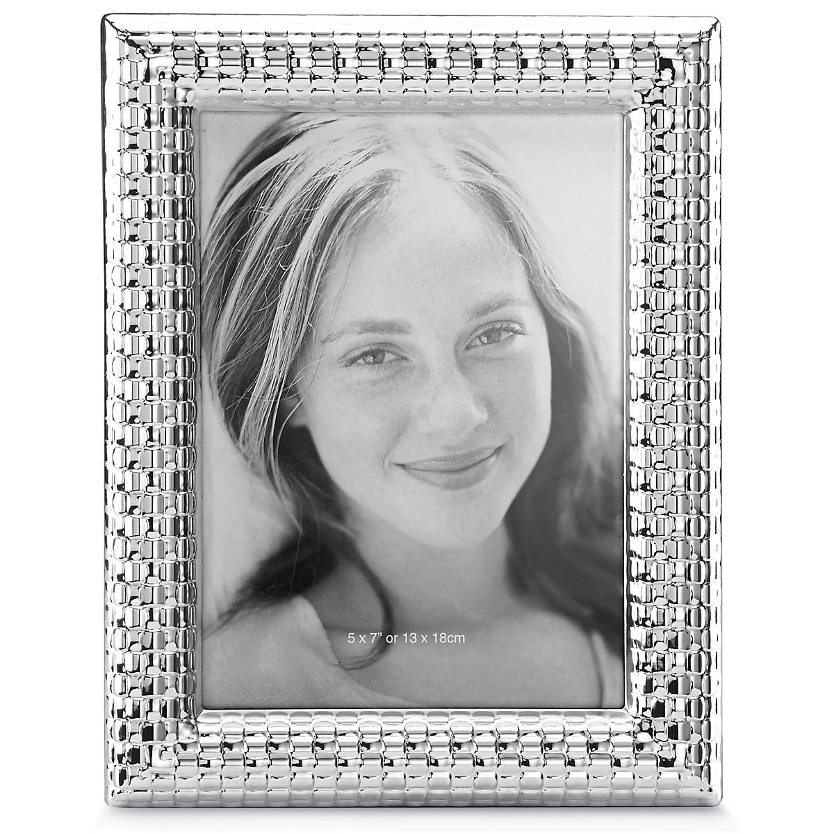 Premium Silver Watch Band & 5x7 Photo Frame Set - Stylish Watch Accessory & Elegant Picture Display for Home Decor, Gifts, and Office Desk