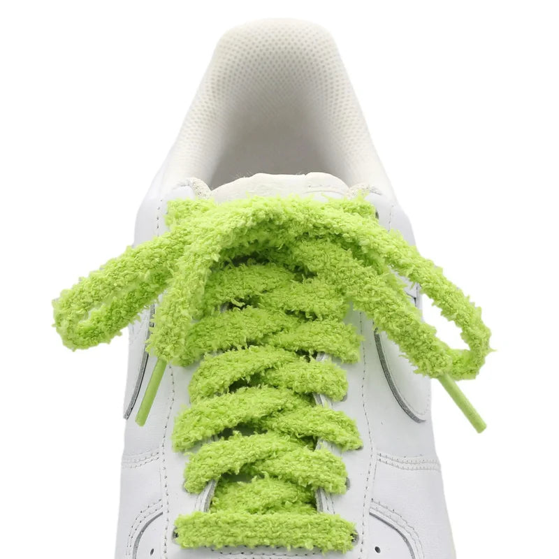 Soft and Cozy Fuzzy Shoe Laces - Warm & Stylish Shoelaces for Sneakers, Boots & Winter Shoes - Perfect for Cold Weather, Fashion Accessories & Kids' Footwear