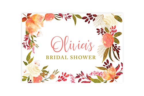 Coral Peach Bridal Shower