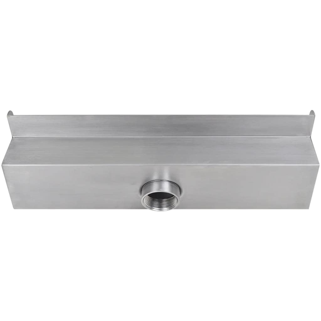 CHARMMA 304 Stainless Steel Waterfall Spillway Fountain Kit - 17.7\