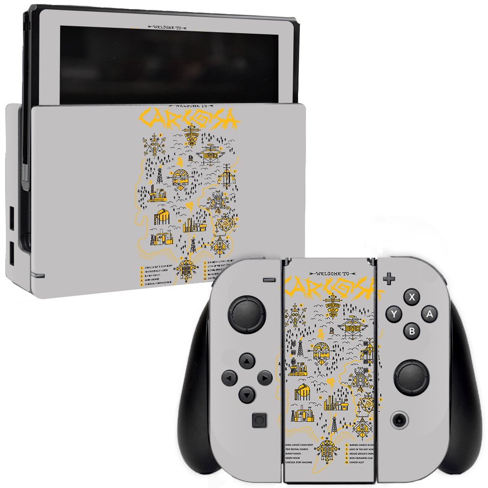MightySkins Vinyl Decal Wrap Cover for Nintendo Switch - Detective Map Design | Protective & Durable Skin | Easy to Apply & Remove | Made in USA | Perfect for Gaming Protection & Customization