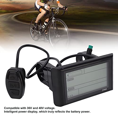 36V / 48V Electric LCD Display Meter - Multi-Information S900 Control Panel for E-Bike Modification (Protocol 2) | Perfect for DIY Electric Bike Upgrades & Performance Monitoring
