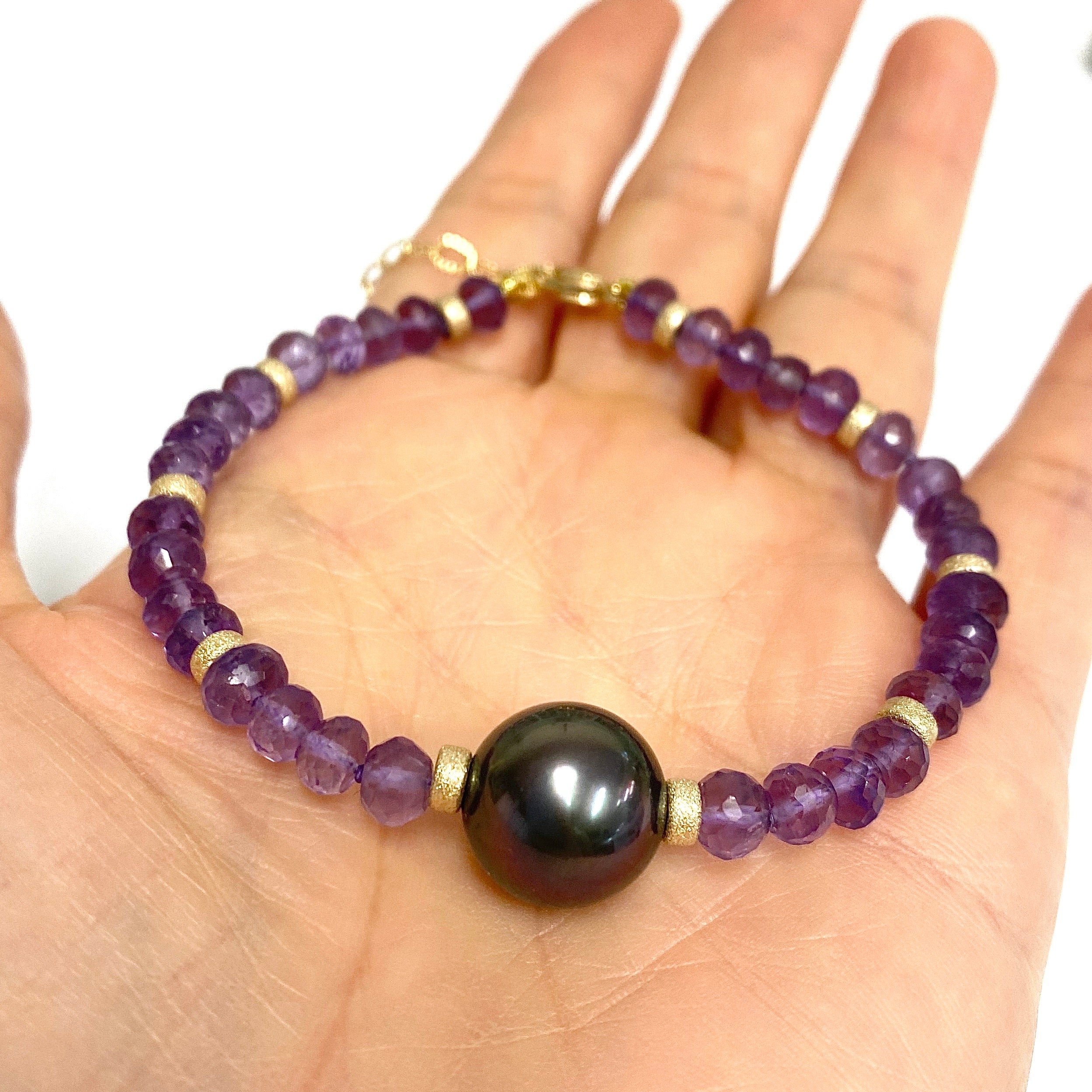 MAYRA Amethyst Bracelet (B502) - Elegant Purple Crystal Jewelry for Women, Perfect for Gifts, Parties & Everyday Wear