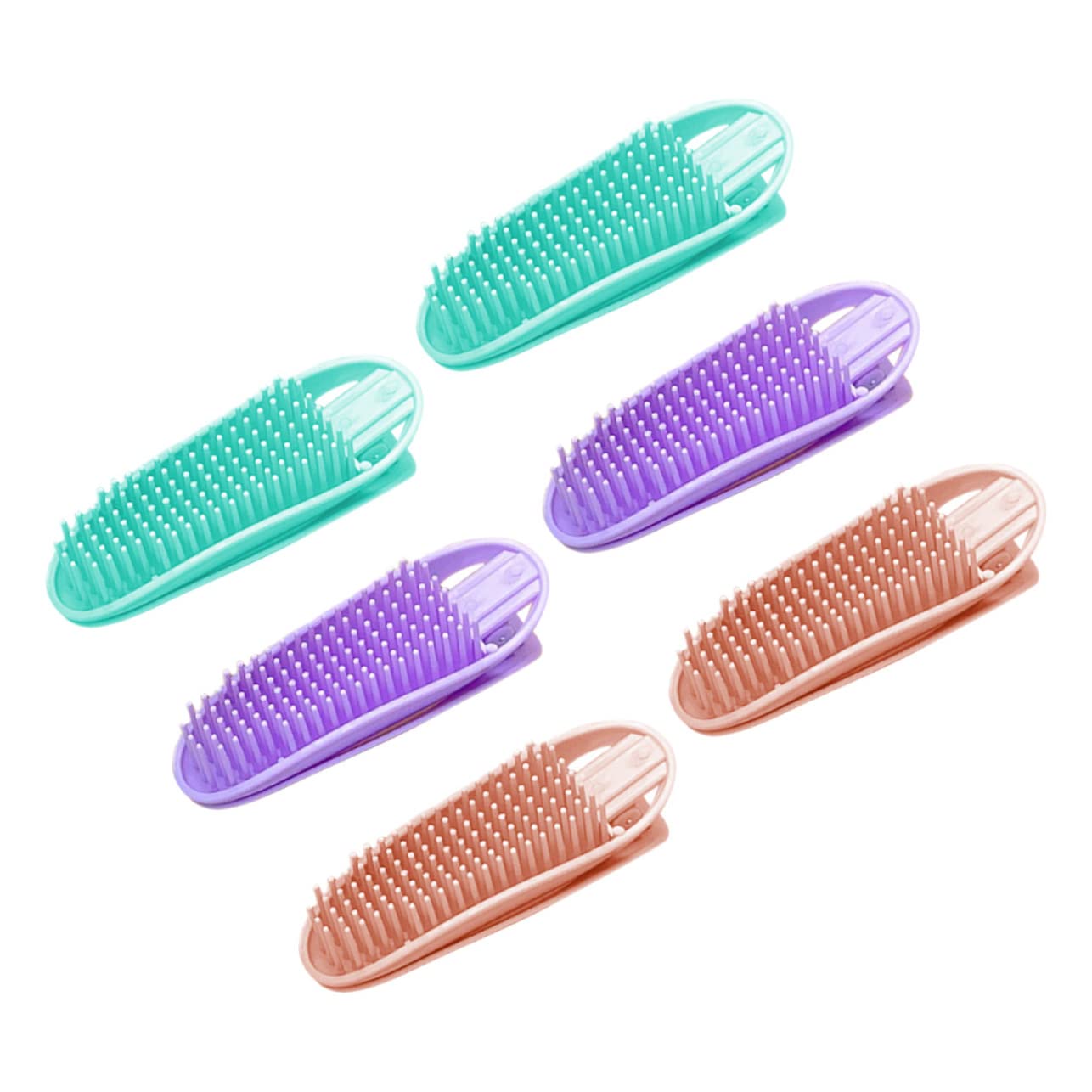 STOBOK 2 Sets Hair Rollers for Short Hair - Bang Rollers & Hair Clips for Volume (6pcs x 2) - Perfect for Styling, Curling & Adding Volume to Short Hair & Bangs at Home or Salon