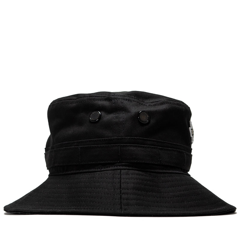 New Era Alpine x San Antonio Spurs Austin Adventure Bucket Hat - Black | NBA Team Logo Outdoor Sun Hat for Hiking, Fishing & Summer Activities