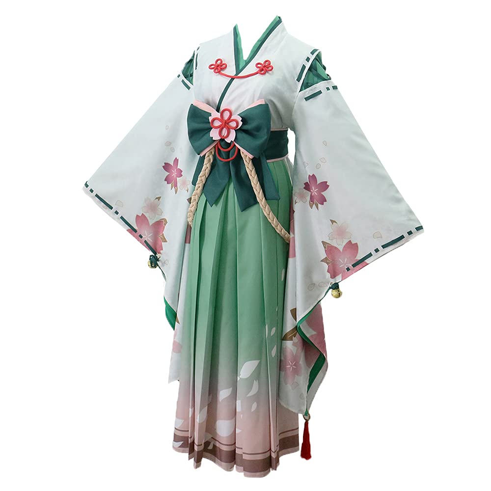 Kokkoro Cosplay Costume - Anime Princess Connect Re:Dive Kimono Outfit for Halloween, Conventions & Themed Parties | Perfect for Cosplay Enthusiasts & Fans