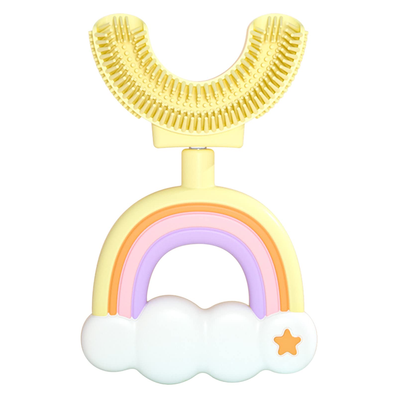 LCZIWO Kids U-Shaped Toothbrush - 360° All-Round Cleaning Soft Bristles for Children's Oral Care - Perfect for Toddlers & Kids Brushing Routine at Home or Travel