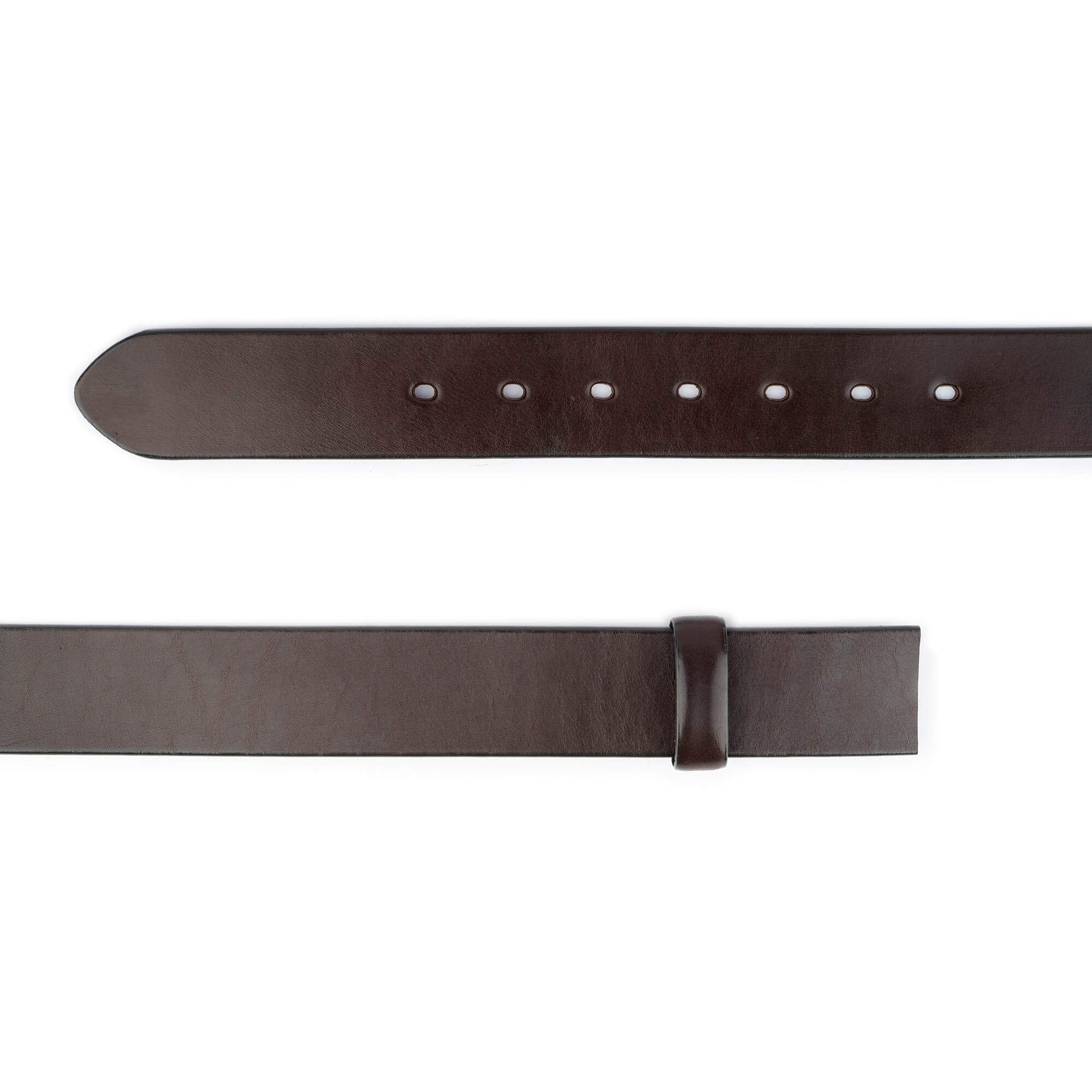 4.0cm Dark Brown Genuine Leather Belt Strap Replacement for Ferragamo Buckles - Premium Quality Men's Dress Belt for Business & Formal Occasions