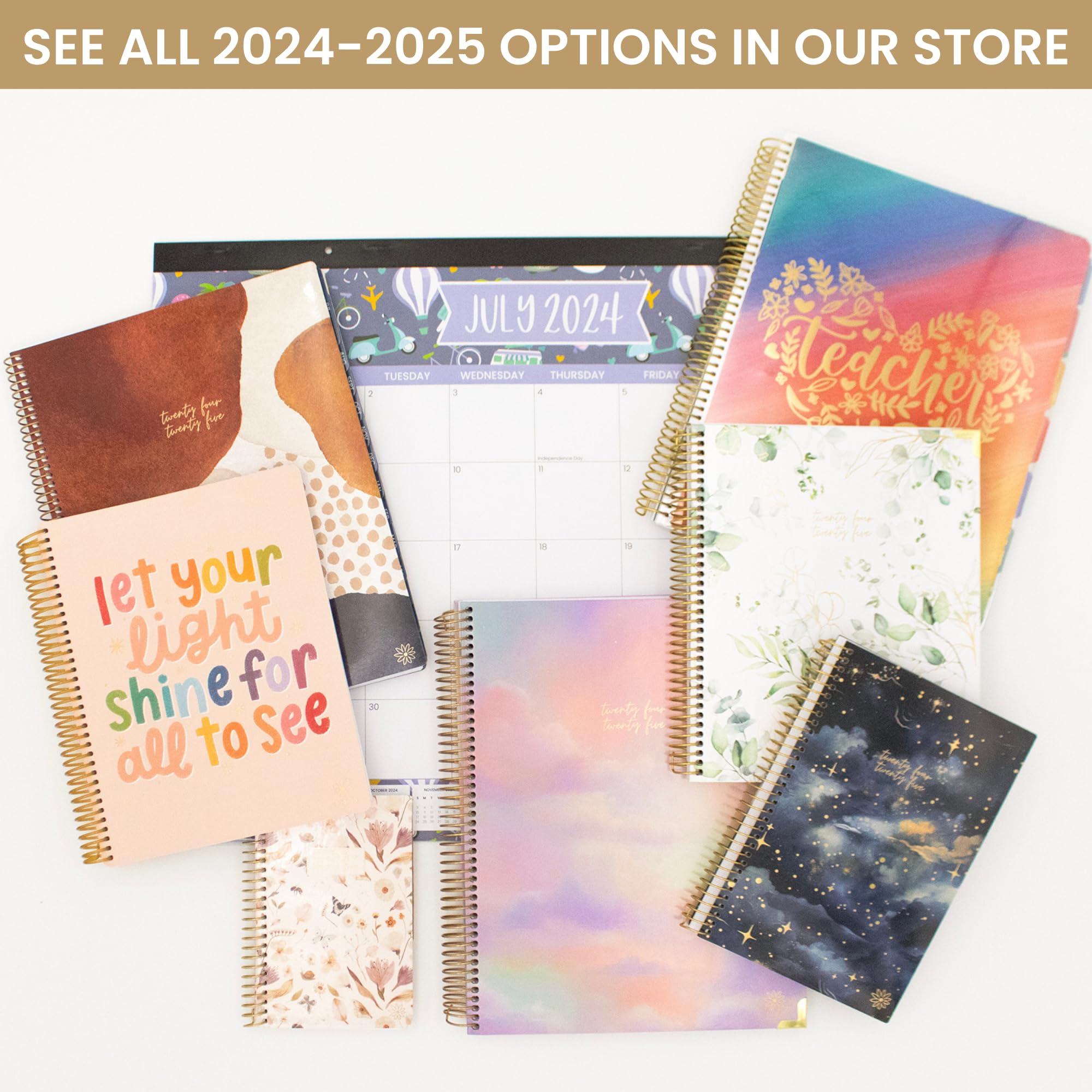 Bloom 2024-2025 Academic Planner (July 2024-July 2025) - 5.5
