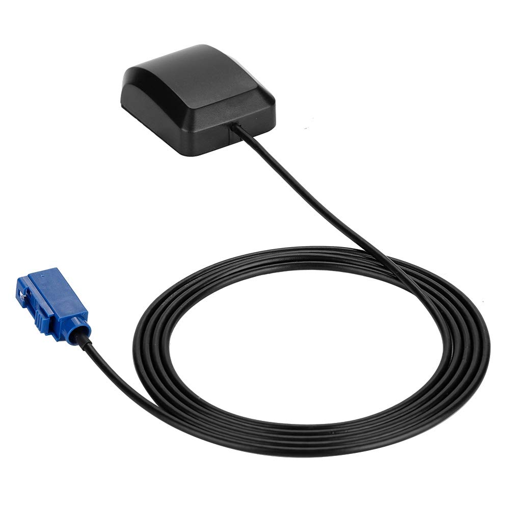 ASHATA Car GPS Antenna with 1.5m RG174 Cable - 1575.42MHz Magnetic Base Antenna for GPS Navigation, Receivers, DVR & Modules | Enhanced Signal for Road Trips & Fleet Tracking