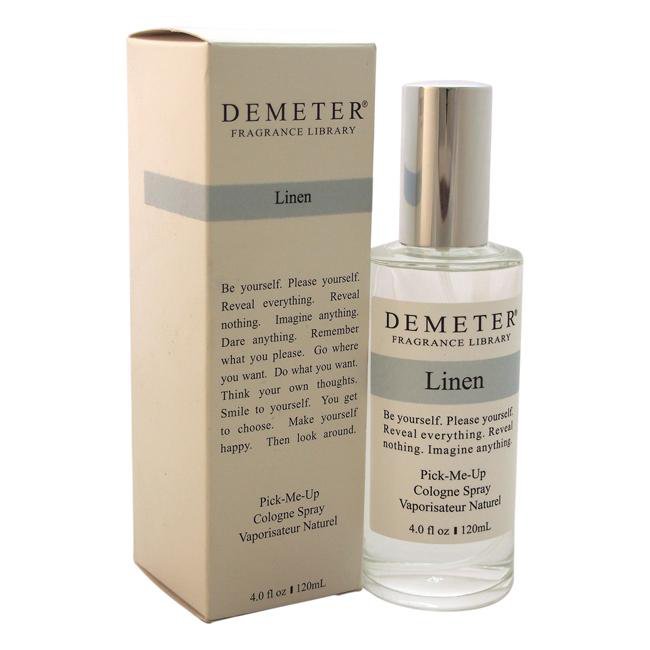 Demeter Linen Unisex Cologne Spray - Fresh & Clean Scent for Everyday Wear, Office & Casual Outings