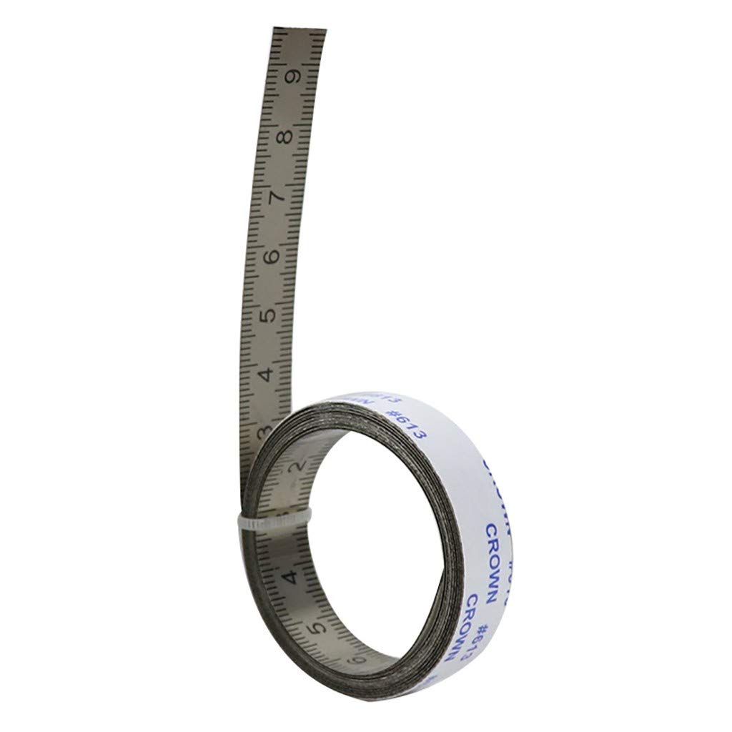 Self-Adhesive Measuring Tape - 1/2/3 Pack, Accurate Measurement Tool for Carpentry, DIY & Home Improvement | Perfect for Woodworking, Construction & Craft Projects (Size B, One Size)