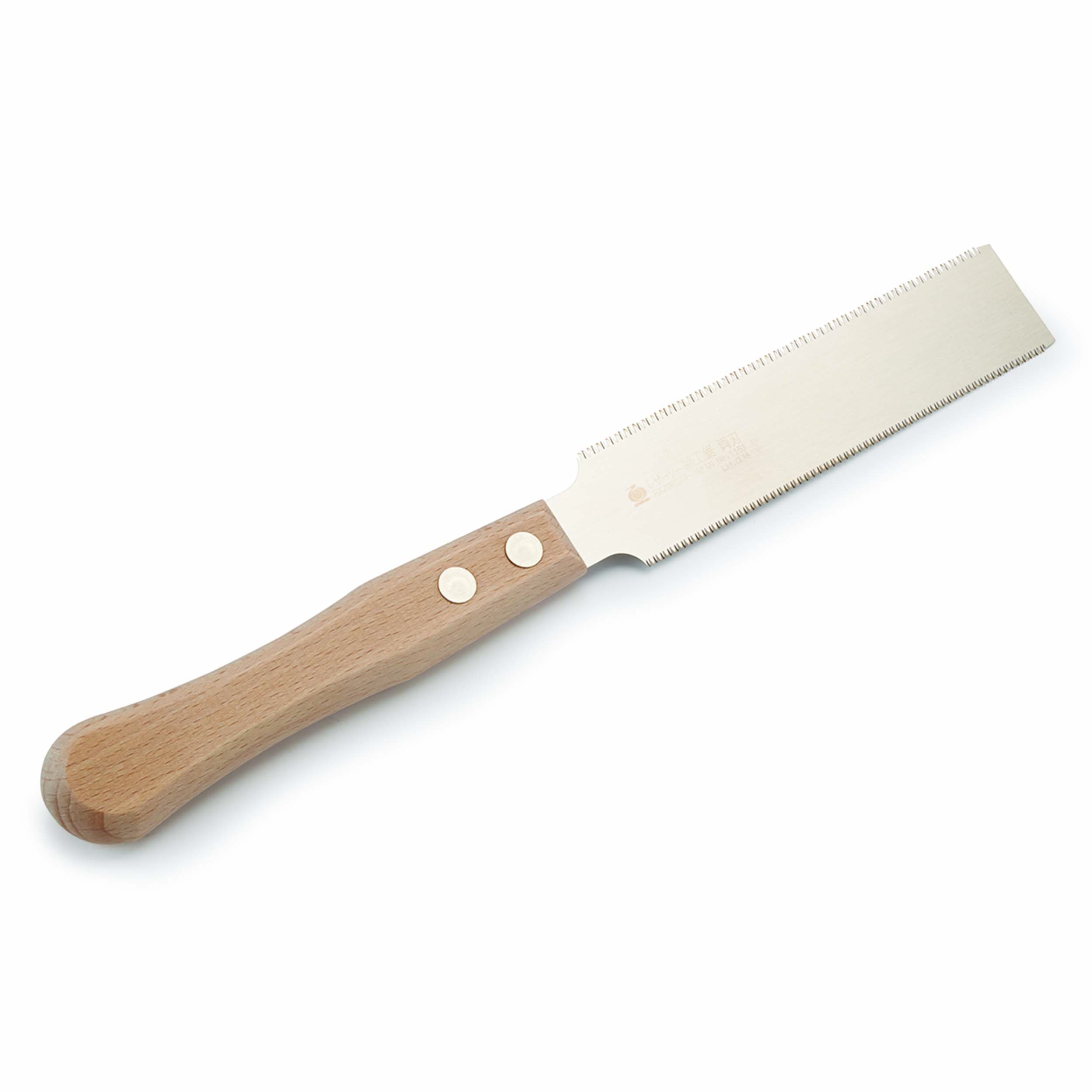 GYOKUCHO 125mm Flush Cut Ryoba Saw - Double-Edged Japanese Pull Saw for Woodworking & Carpentry - Perfect for Trim, Molding & Fine Detail Work