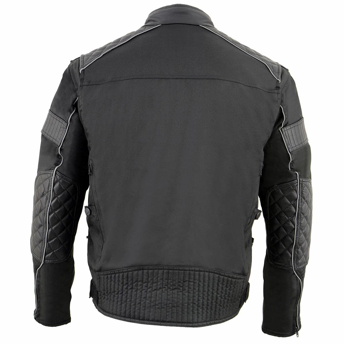 Milwaukee Men's Scooter Jacket with Leather Accent - Stylish Motorcycle Riding Jacket for Urban Commuting & Casual Wear