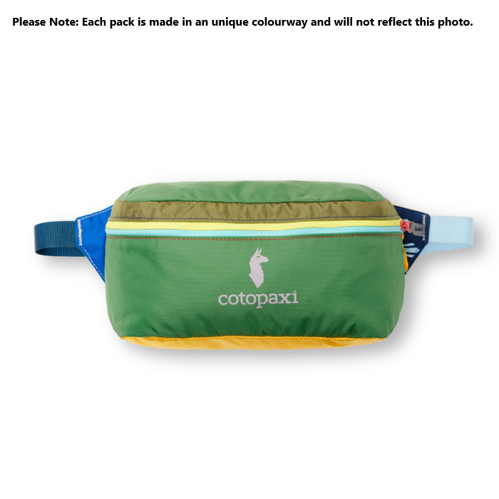 Cotopaxi Bataan 3L Fanny Pack Del Dia - Water-Resistant Waist Bag for Hiking, Travel & Everyday Use